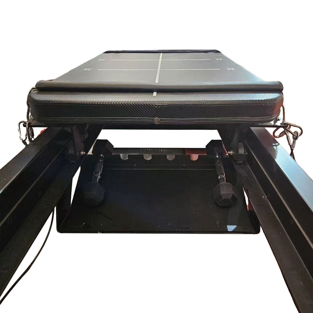 Reformer Lagree LX-1 - vue latérale opposée avec accessoires